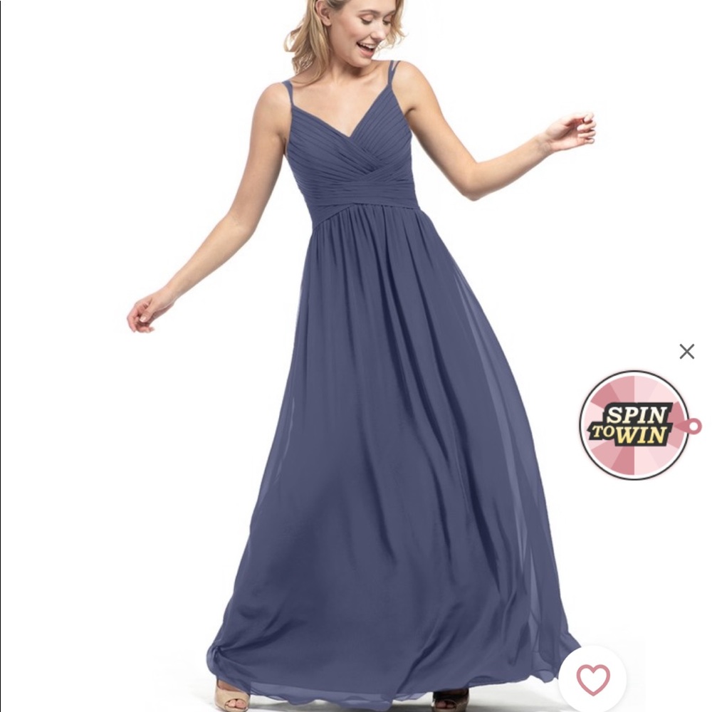 NWT Azazie Blake Bridesmaids dress in Stormy